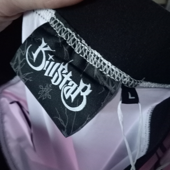 LAST ONE! Killstar × Avril Lavigne collab sexy mesh bone garter skirt - Picture 4 of 4